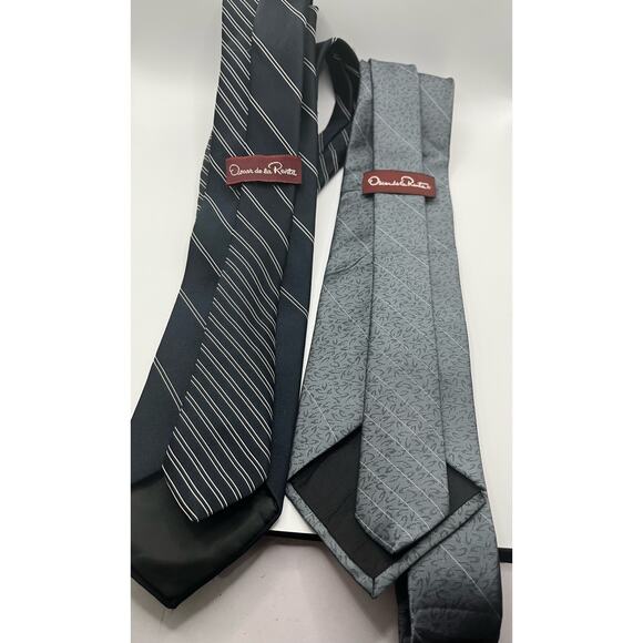Set of 2 Oscar de la Renta Ties - Picture 5 of 5